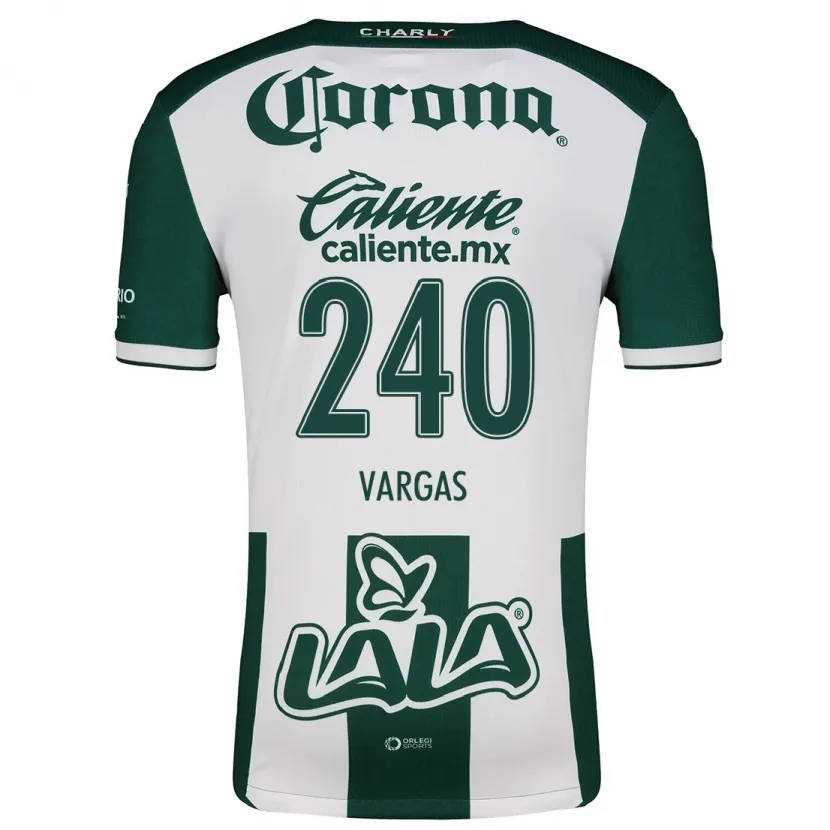 Danxen Kid Diego Vargas #240 Green White Home Jersey 2024/25 T-Shirt