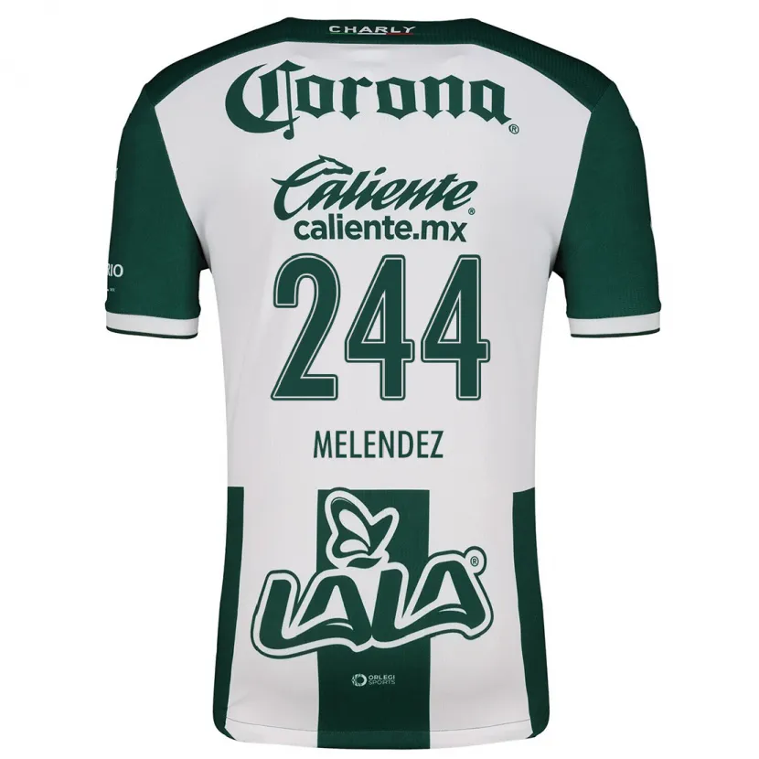 Danxen Kid Carlos Meléndez #244 Green White Home Jersey 2024/25 T-Shirt