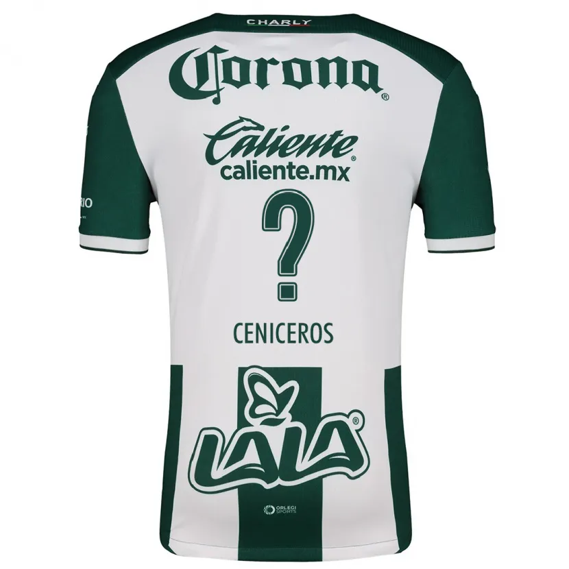 Danxen Kid Carlos Ceniceros #0 Green White Home Jersey 2024/25 T-Shirt