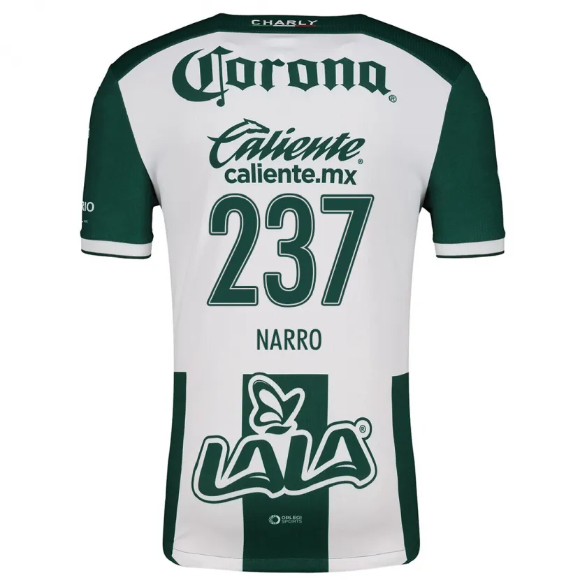 Danxen Kid Ernesto Narro #237 Green White Home Jersey 2024/25 T-Shirt