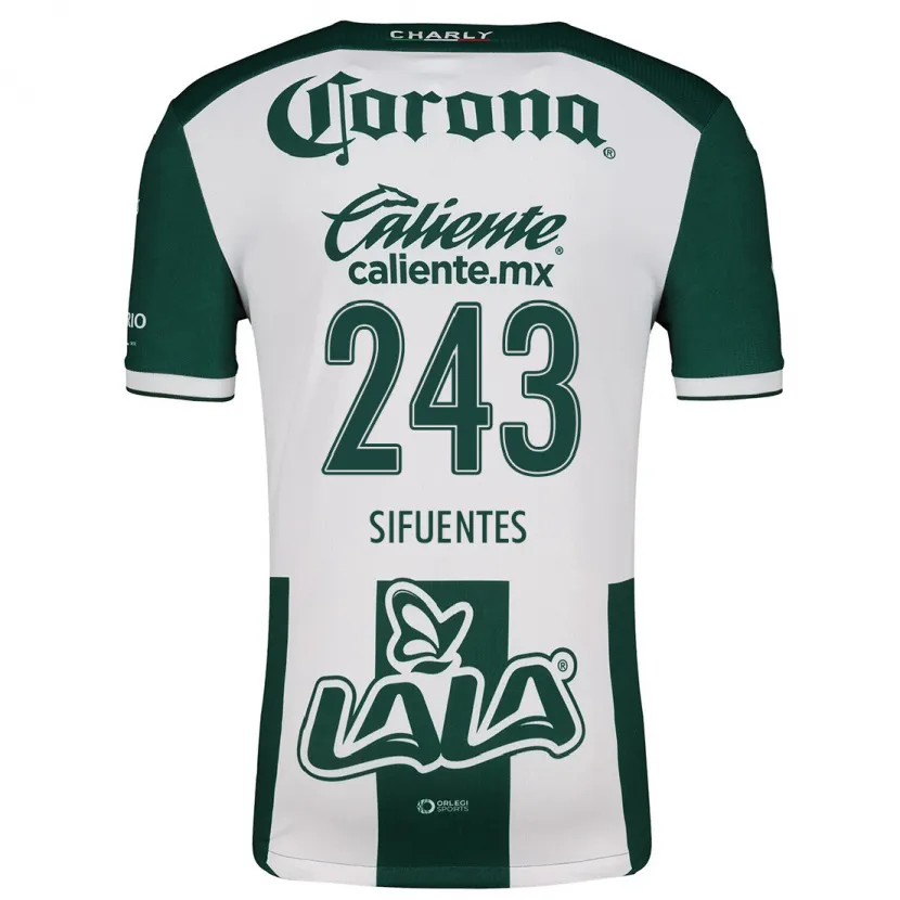 Danxen Kid José Sifuentes #243 Green White Home Jersey 2024/25 T-Shirt