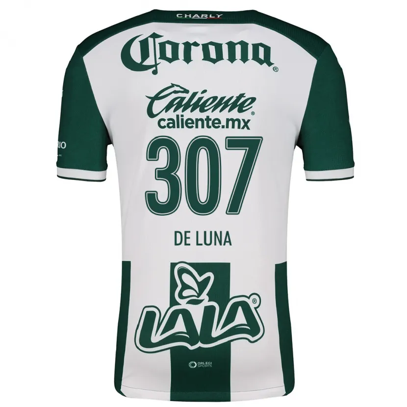 Danxen Kid Eduardo De Luna #307 Green White Home Jersey 2024/25 T-Shirt