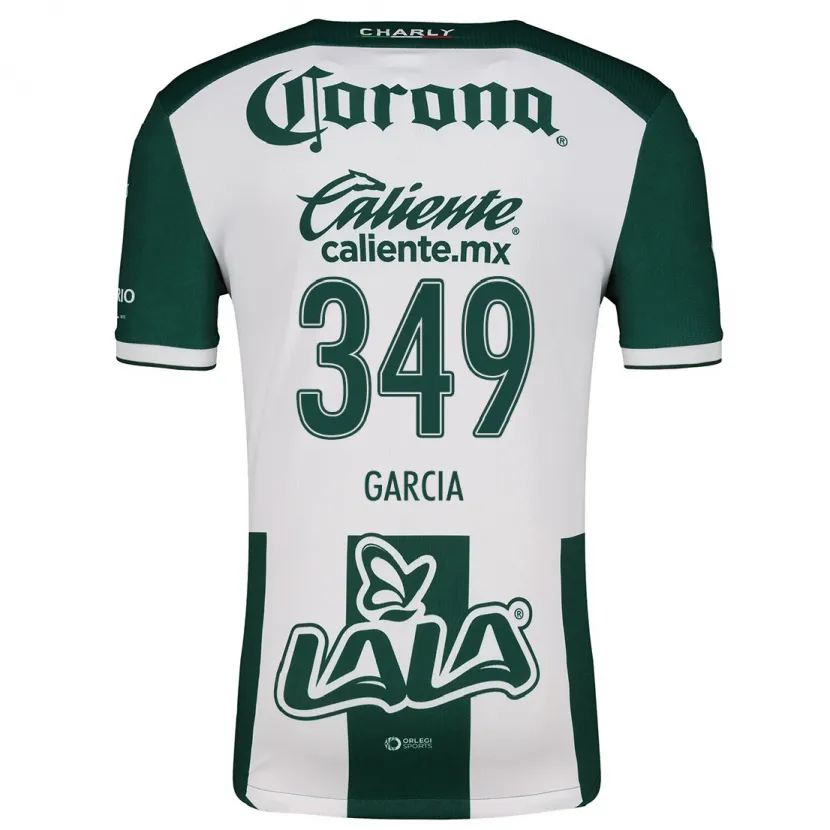 Danxen Kid Diego García #349 Green White Home Jersey 2024/25 T-Shirt