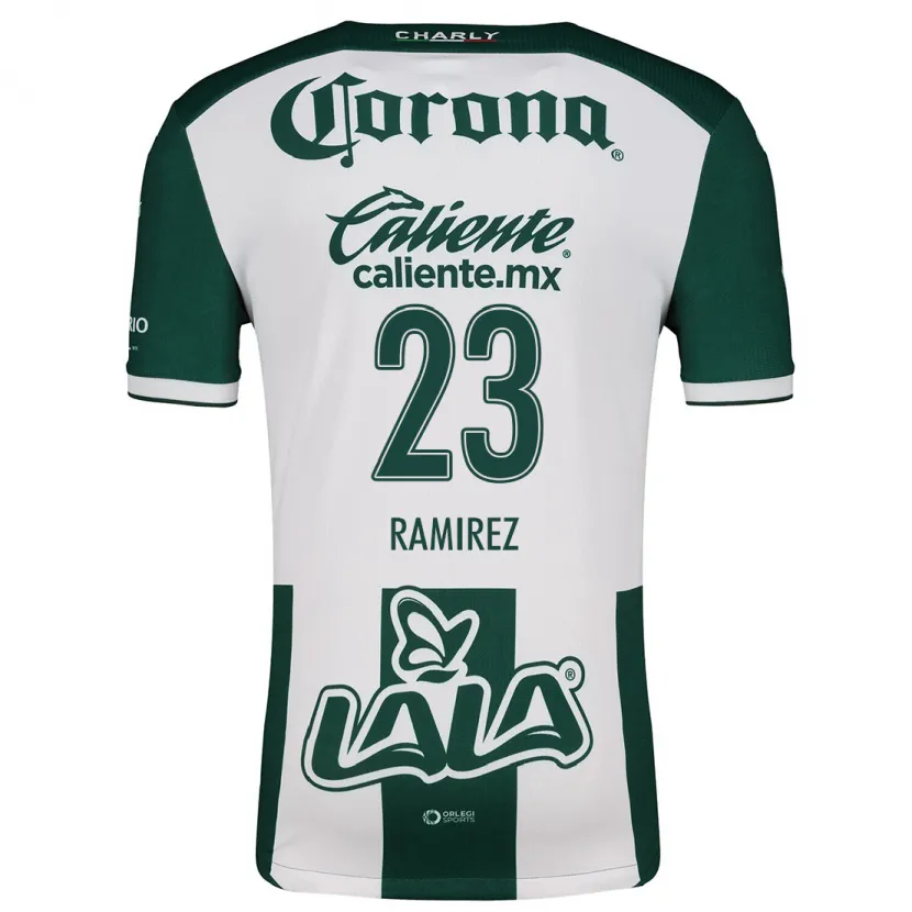 Danxen Kid Alexxandra Ramírez #23 Green White Home Jersey 2024/25 T-Shirt