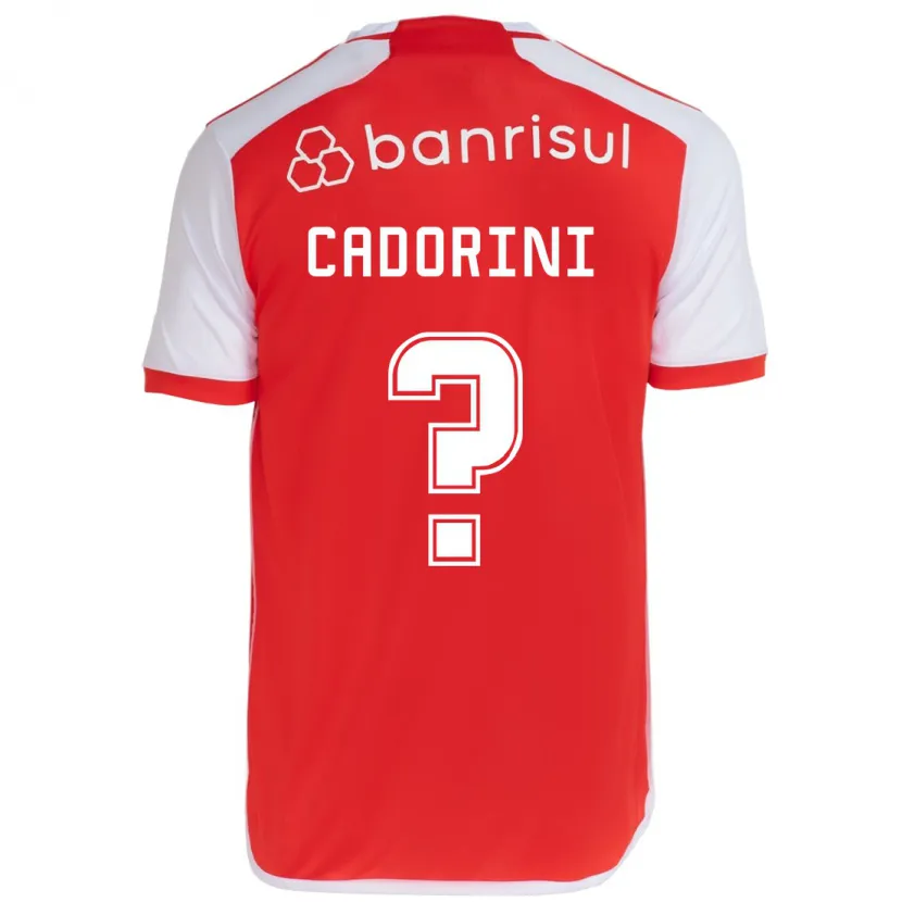 Danxen Kid Matheus Cadorini #0 Red White Home Jersey 2024/25 T-Shirt