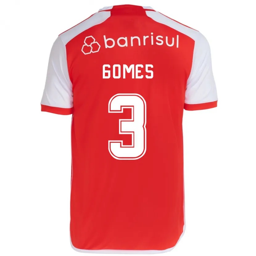 Danxen Kid Igor Gomes #3 Red White Home Jersey 2024/25 T-Shirt