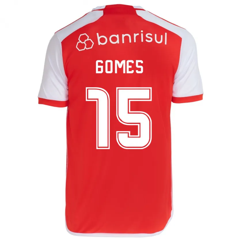 Danxen Kid Bruno Gomes #15 Red White Home Jersey 2024/25 T-Shirt