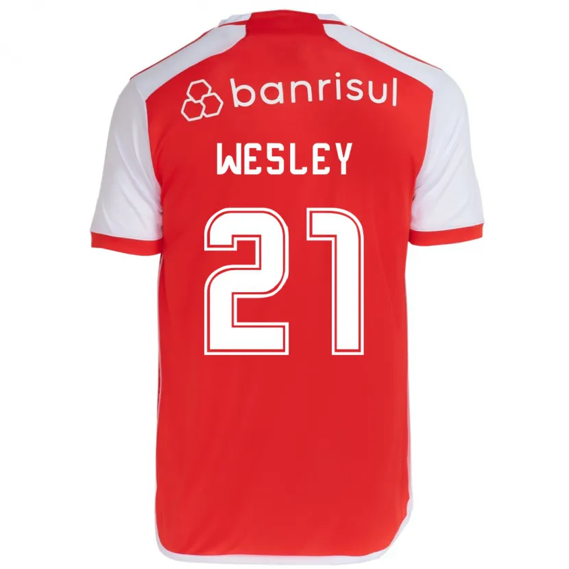 Danxen Kid Wesley #21 Red White Home Jersey 2024/25 T-Shirt