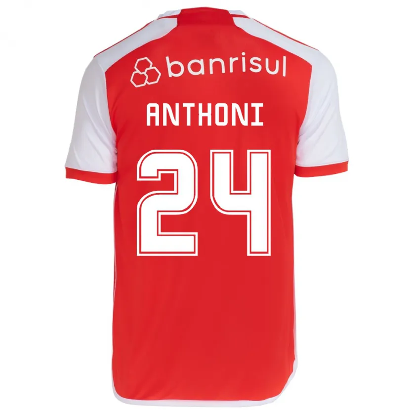 Danxen Kid Anthoni #24 Red White Home Jersey 2024/25 T-Shirt