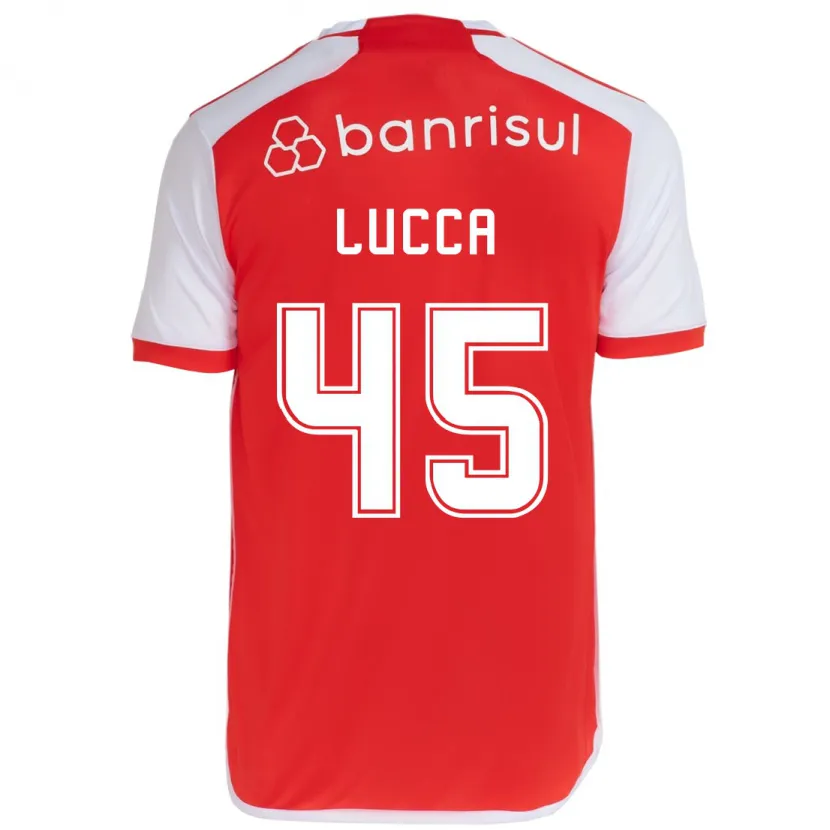 Danxen Kid Lucca #45 Red White Home Jersey 2024/25 T-Shirt