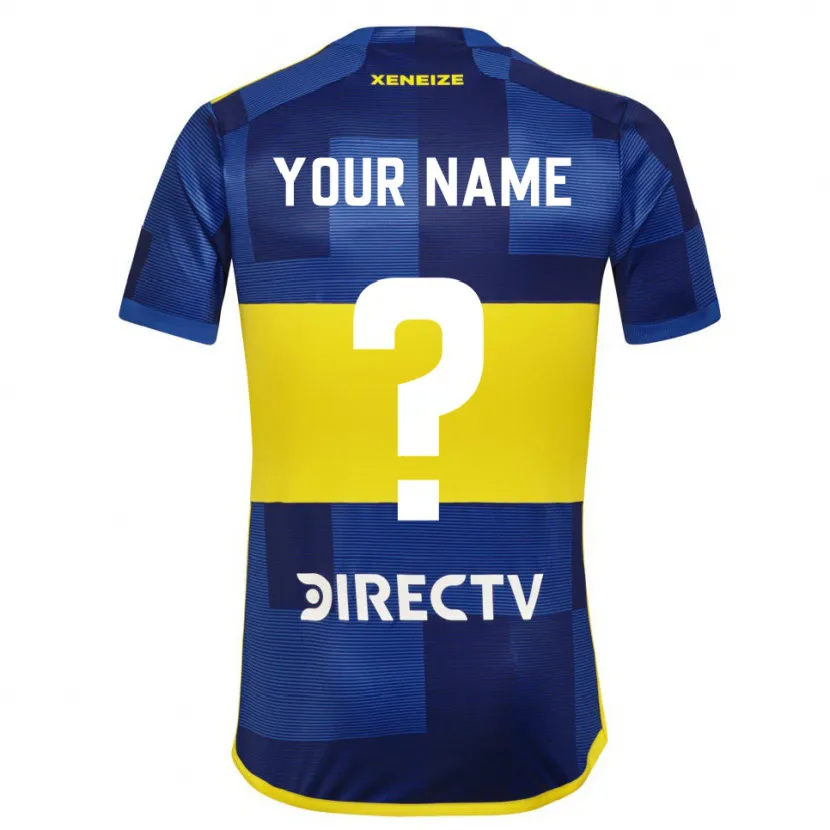 Danxen Kid Your Name #0 Blue Yellow Home Jersey 2024/25 T-Shirt