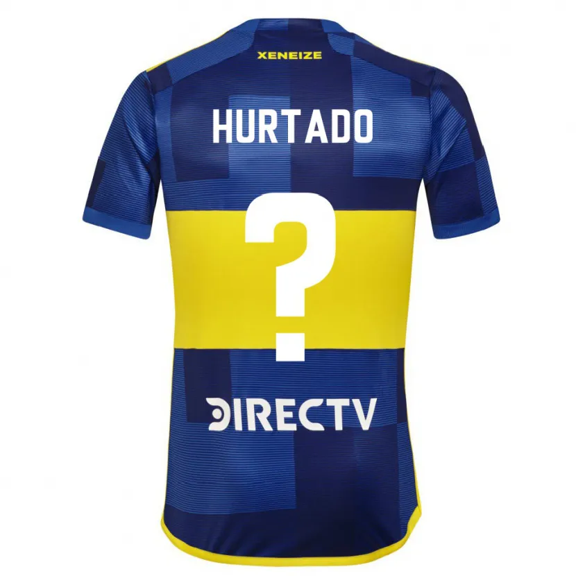 Danxen Kid Jan Hurtado #0 Blue Yellow Home Jersey 2024/25 T-Shirt