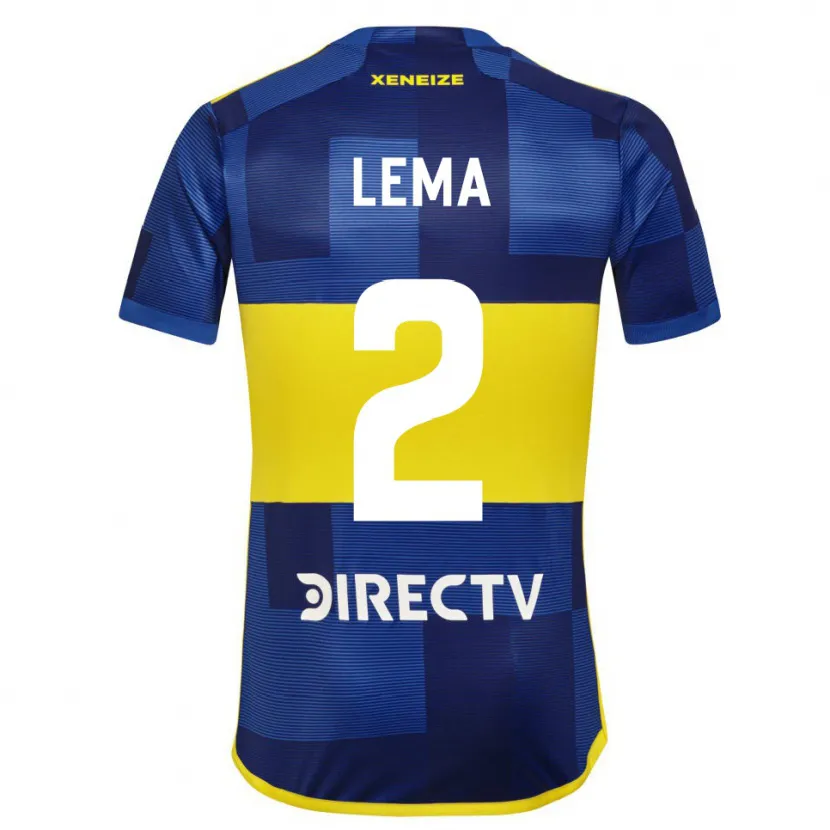 Danxen Kid Cristian Lema #2 Blue Yellow Home Jersey 2024/25 T-Shirt