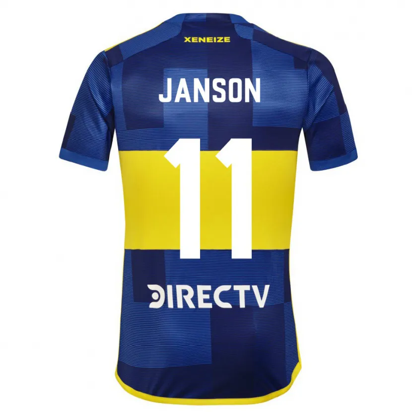 Danxen Kid Lucas Janson #11 Blue Yellow Home Jersey 2024/25 T-Shirt