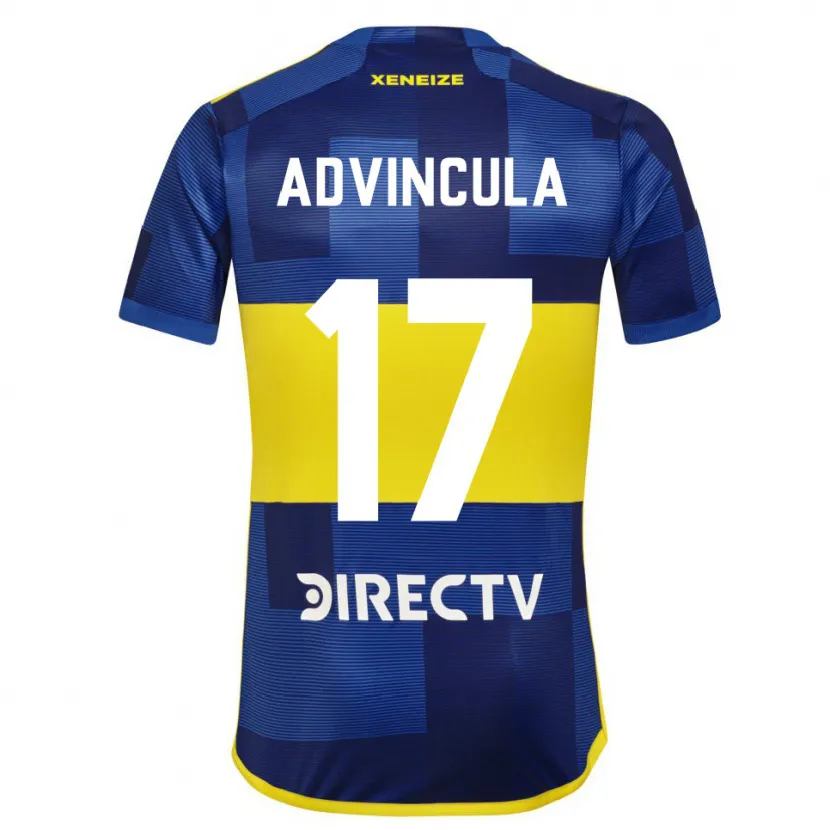 Danxen Kid Luis Advíncula #17 Blue Yellow Home Jersey 2024/25 T-Shirt