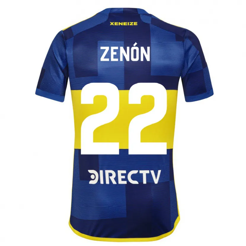 Danxen Kid Kevin Zenón #22 Blue Yellow Home Jersey 2024/25 T-Shirt