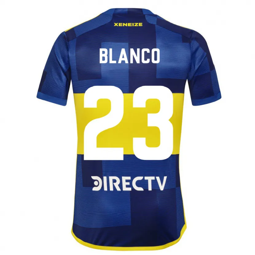 Danxen Kid Lautaro Blanco #23 Blue Yellow Home Jersey 2024/25 T-Shirt