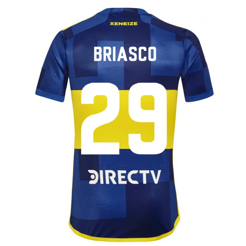 Danxen Kid Norberto Briasco #29 Blue Yellow Home Jersey 2024/25 T-Shirt