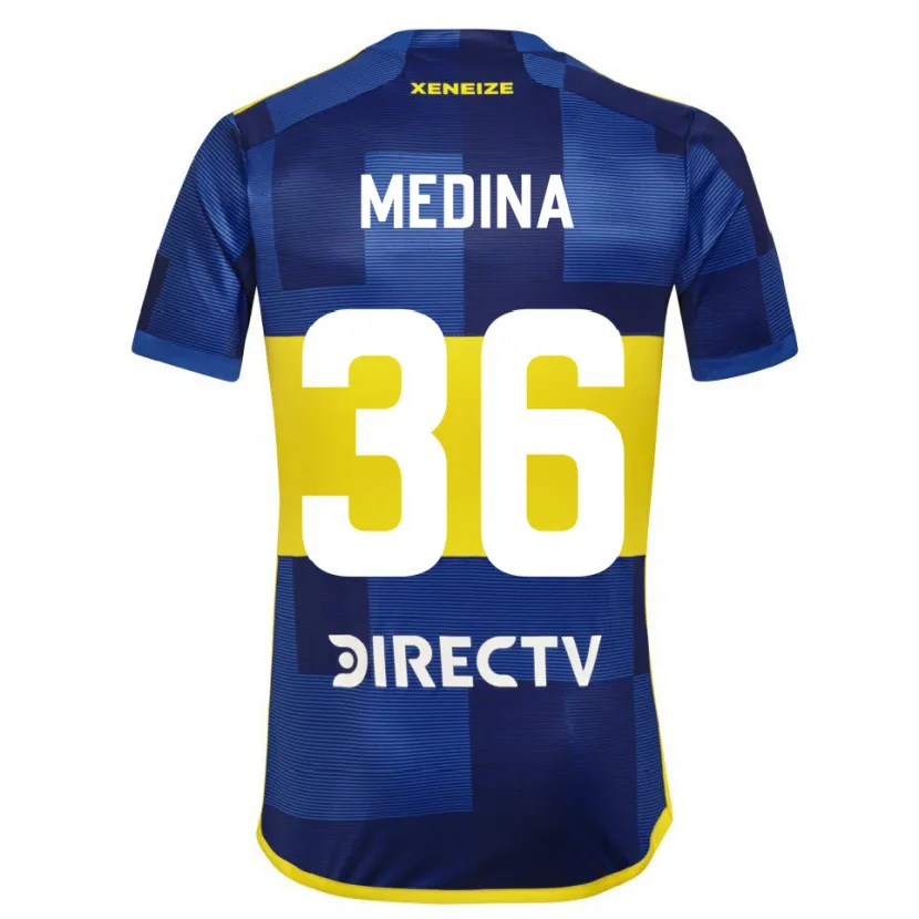 Danxen Kid Cristian Medina #36 Blue Yellow Home Jersey 2024/25 T-Shirt