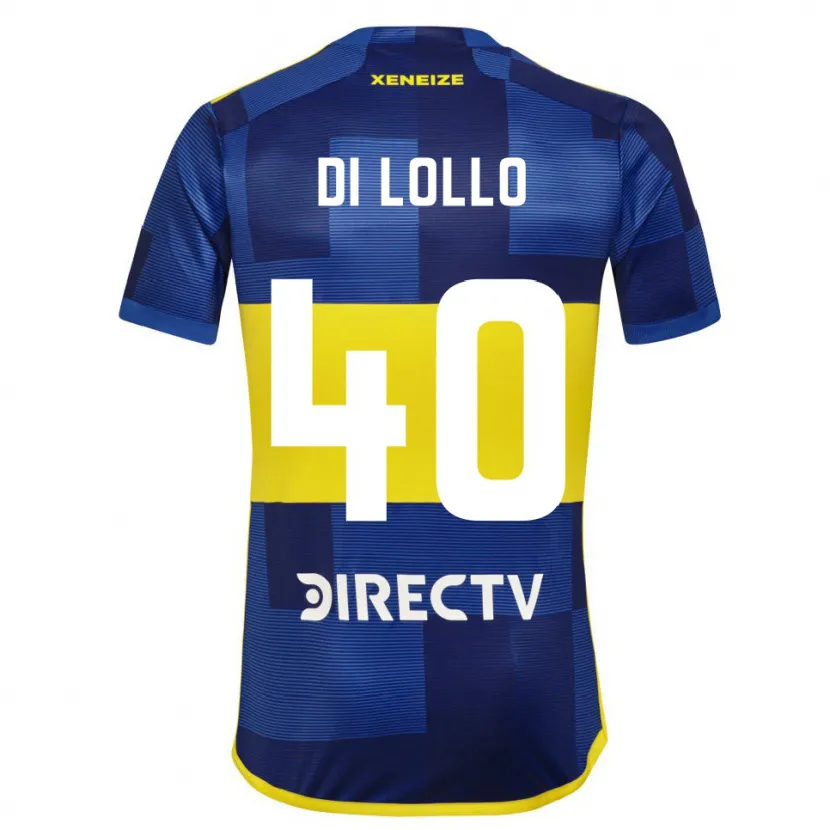 Danxen Kid Lautaro Di Lollo #40 Blue Yellow Home Jersey 2024/25 T-Shirt