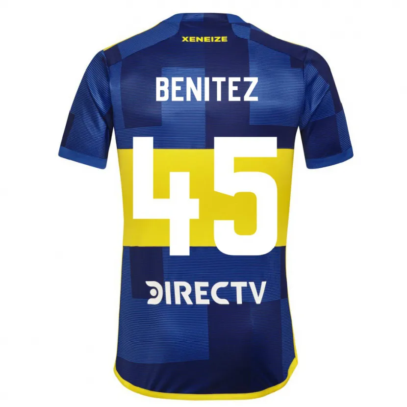 Danxen Kid Mauricio Benítez #45 Blue Yellow Home Jersey 2024/25 T-Shirt