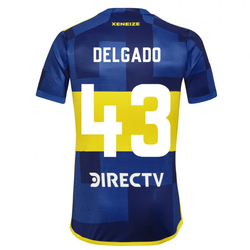 Danxen Kid Milton Delgado #43 Blue Yellow Home Jersey 2024/25 T-Shirt