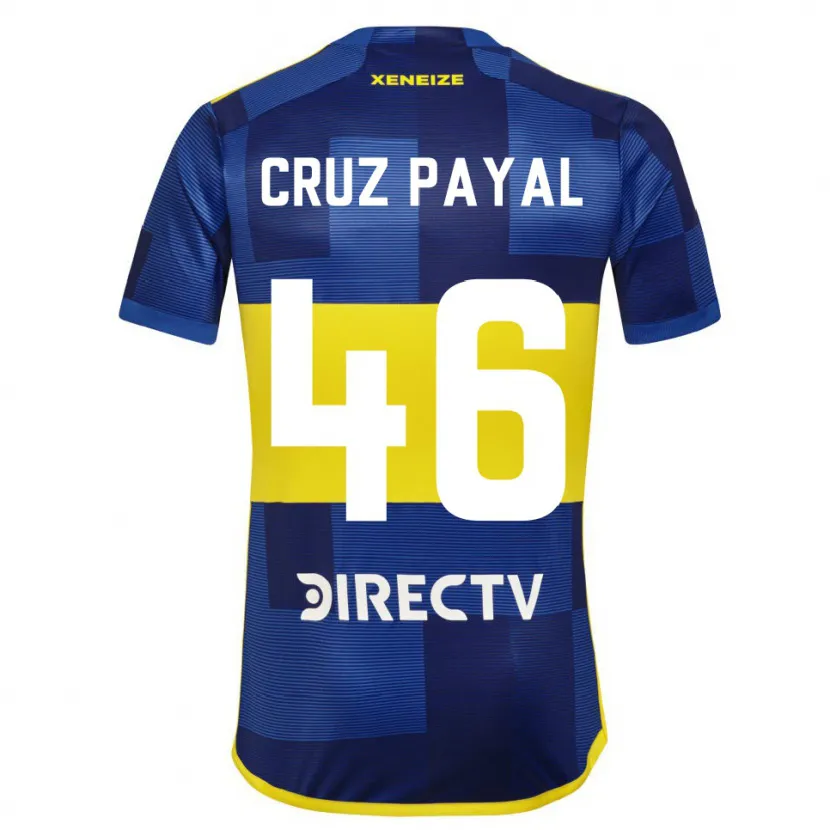 Danxen Kid Juan Cruz Payal #46 Blue Yellow Home Jersey 2024/25 T-Shirt