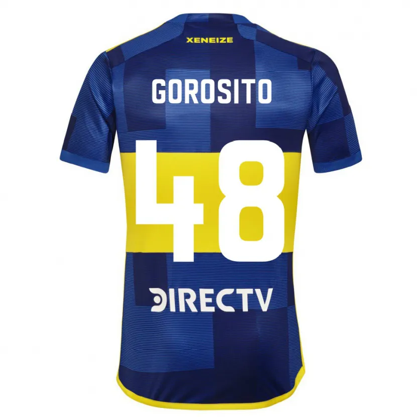 Danxen Kid Dylan Gorosito #48 Blue Yellow Home Jersey 2024/25 T-Shirt