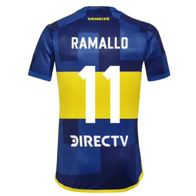 Danxen Kid Yael Ramallo #11 Blue Yellow Home Jersey 2024/25 T-Shirt