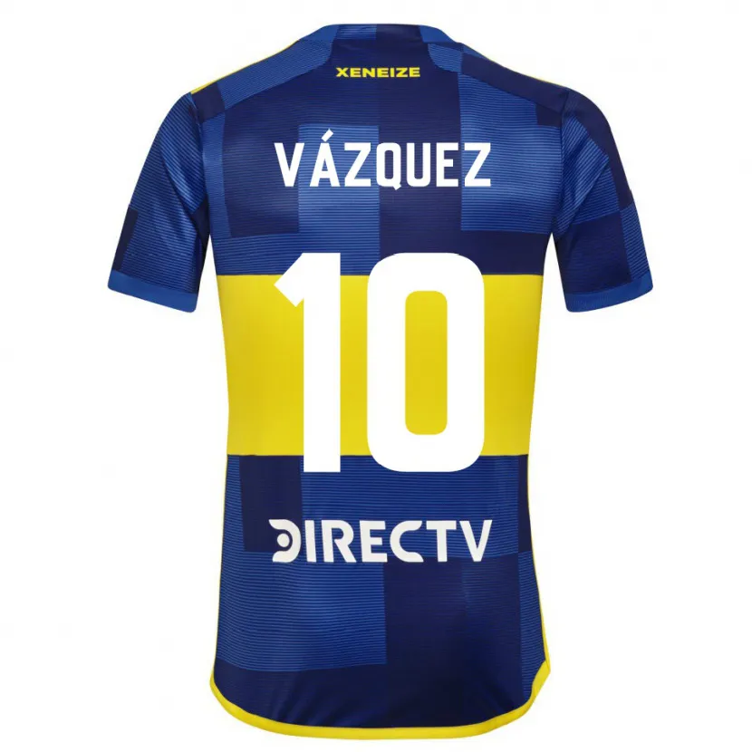 Danxen Kid Lucas Vázquez #10 Blue Yellow Home Jersey 2024/25 T-Shirt