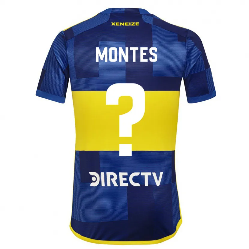 Danxen Kid Rodrigo Montes #0 Blue Yellow Home Jersey 2024/25 T-Shirt