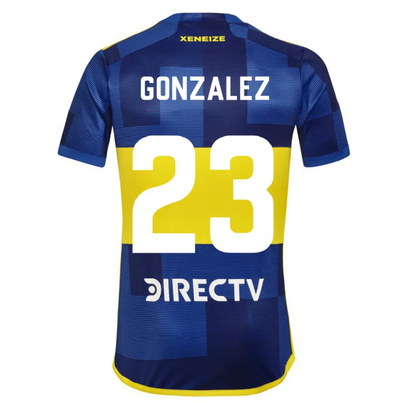 Danxen Kid Diego González #23 Blue Yellow Home Jersey 2024/25 T-Shirt