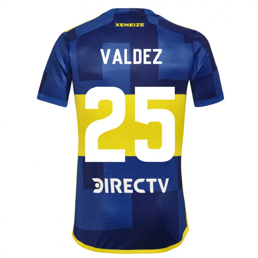 Danxen Kid Bruno Valdez #25 Blue Yellow Home Jersey 2024/25 T-Shirt