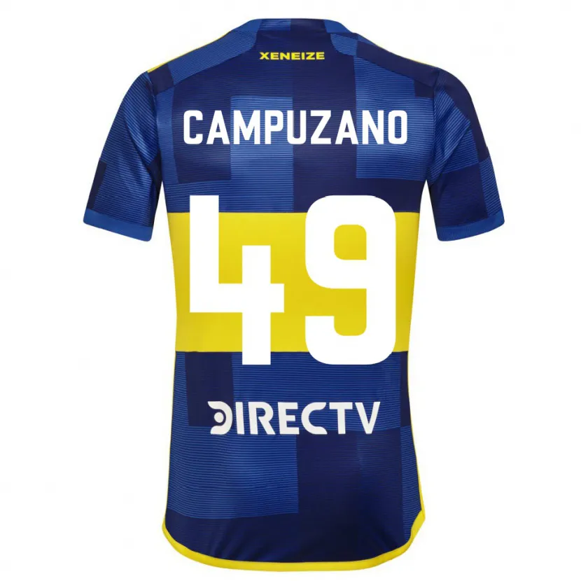 Danxen Kid Jorman Campuzano #49 Blue Yellow Home Jersey 2024/25 T-Shirt