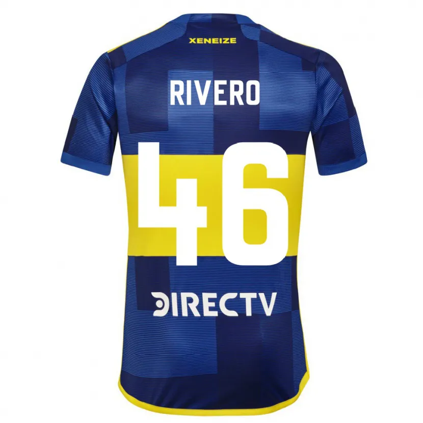 Danxen Kid Simón Rivero #46 Blue Yellow Home Jersey 2024/25 T-Shirt