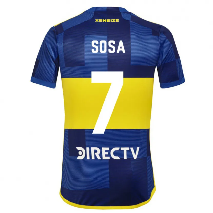 Danxen Kid Elián Sosa #7 Blue Yellow Home Jersey 2024/25 T-Shirt