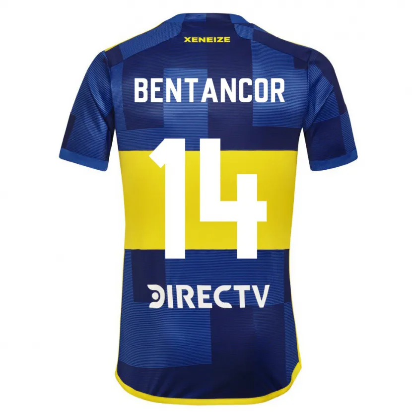 Danxen Kid Thomás Bentancor #14 Blue Yellow Home Jersey 2024/25 T-Shirt