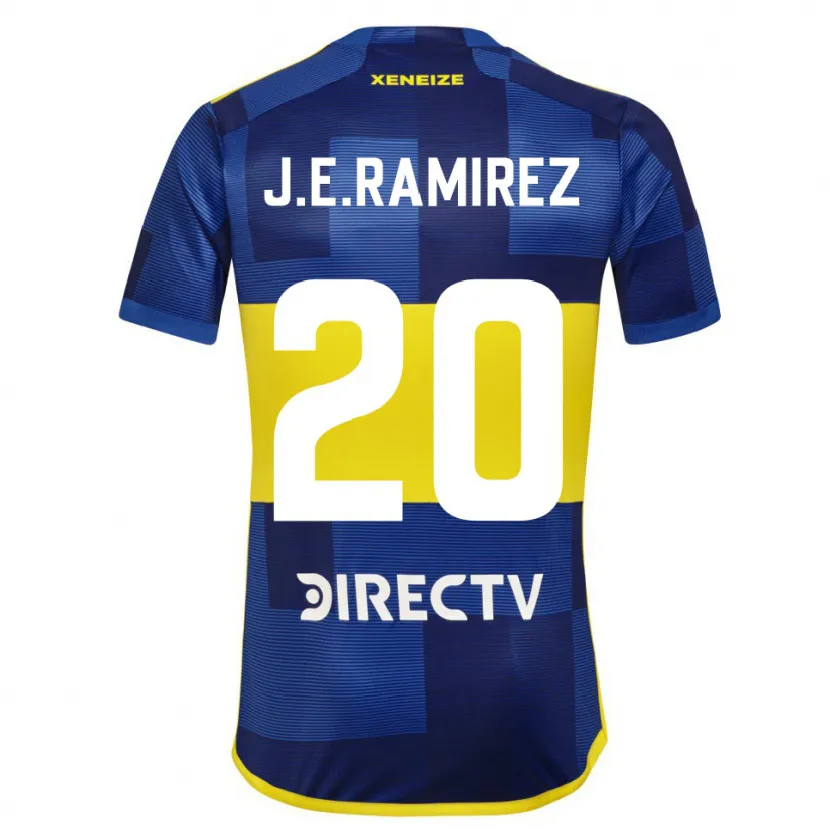 Danxen Kid Juan Edgardo Ramirez #20 Blue Yellow Home Jersey 2024/25 T-Shirt