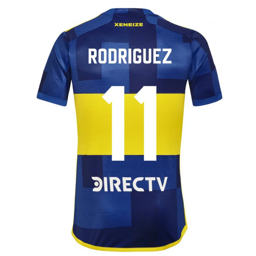 Danxen Kid Yamila Rodriguez #11 Blue Yellow Home Jersey 2024/25 T-Shirt