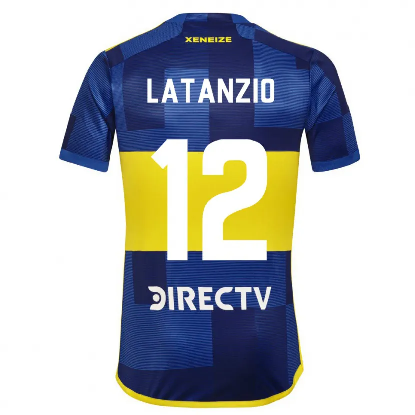 Danxen Kid Florencia Latanzio #12 Blue Yellow Home Jersey 2024/25 T-Shirt