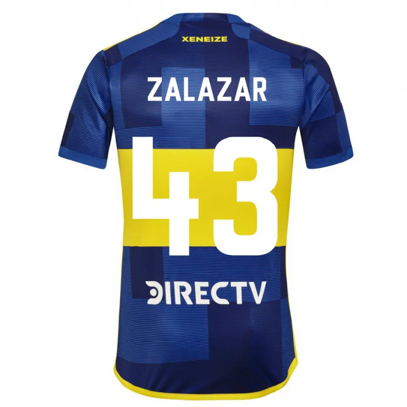 Danxen Kid Maximiliano Zalazar #43 Blue Yellow Home Jersey 2024/25 T-Shirt