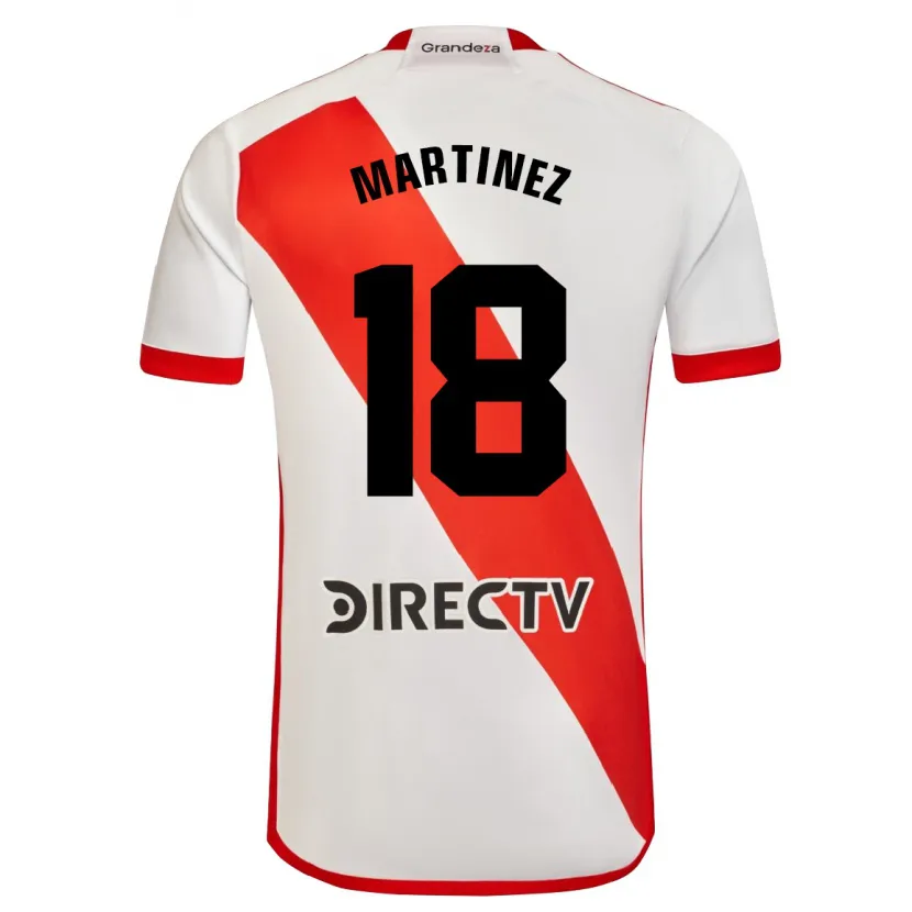 Danxen Kid Pity Martínez #18 White Red Home Jersey 2024/25 T-Shirt