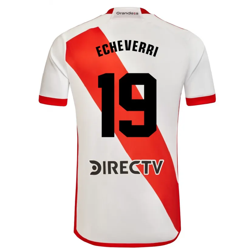 Danxen Kid Claudio Echeverri #19 White Red Home Jersey 2024/25 T-Shirt