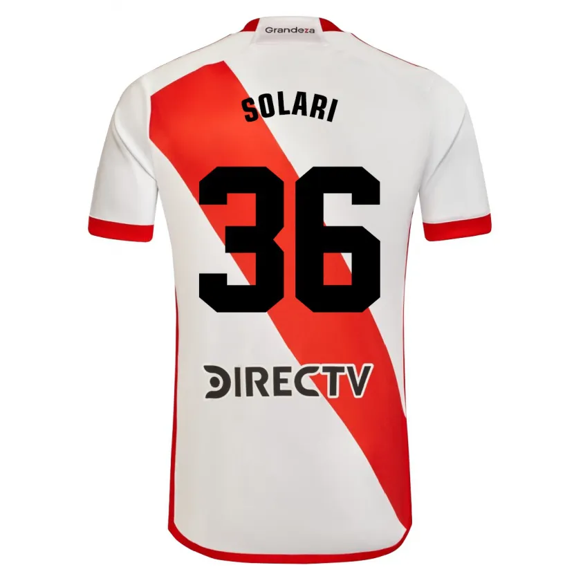 Danxen Kid Pablo Solari #36 White Red Home Jersey 2024/25 T-Shirt