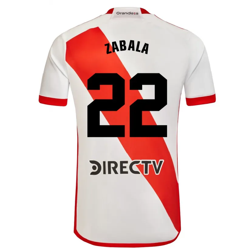 Danxen Kid Daniel Zabala #22 White Red Home Jersey 2024/25 T-Shirt