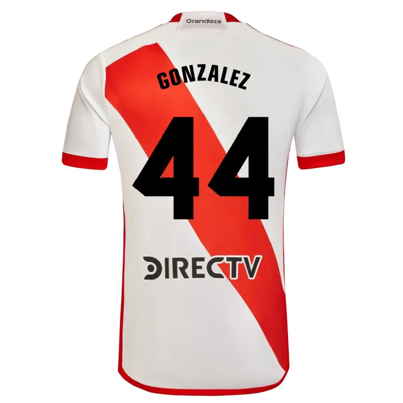 Danxen Kid Alexis González #44 White Red Home Jersey 2024/25 T-Shirt