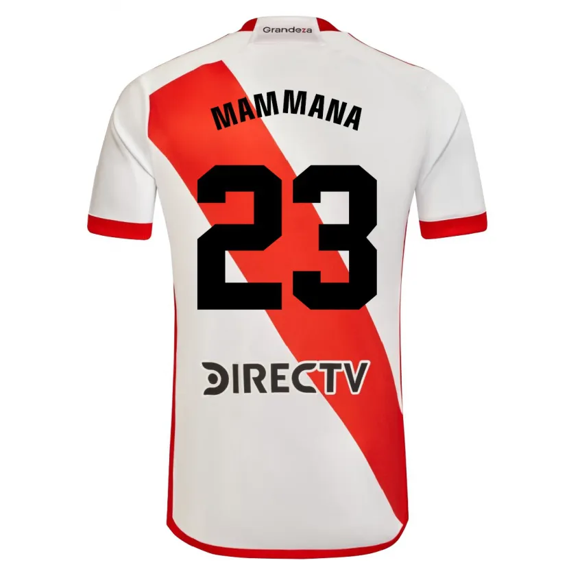 Danxen Kid Emanuel Mammana #23 White Red Home Jersey 2024/25 T-Shirt