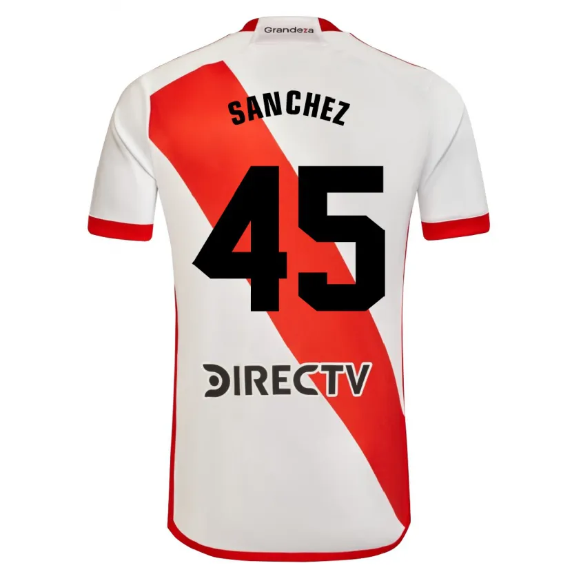 Danxen Kid Sebastián Sánchez #45 White Red Home Jersey 2024/25 T-Shirt