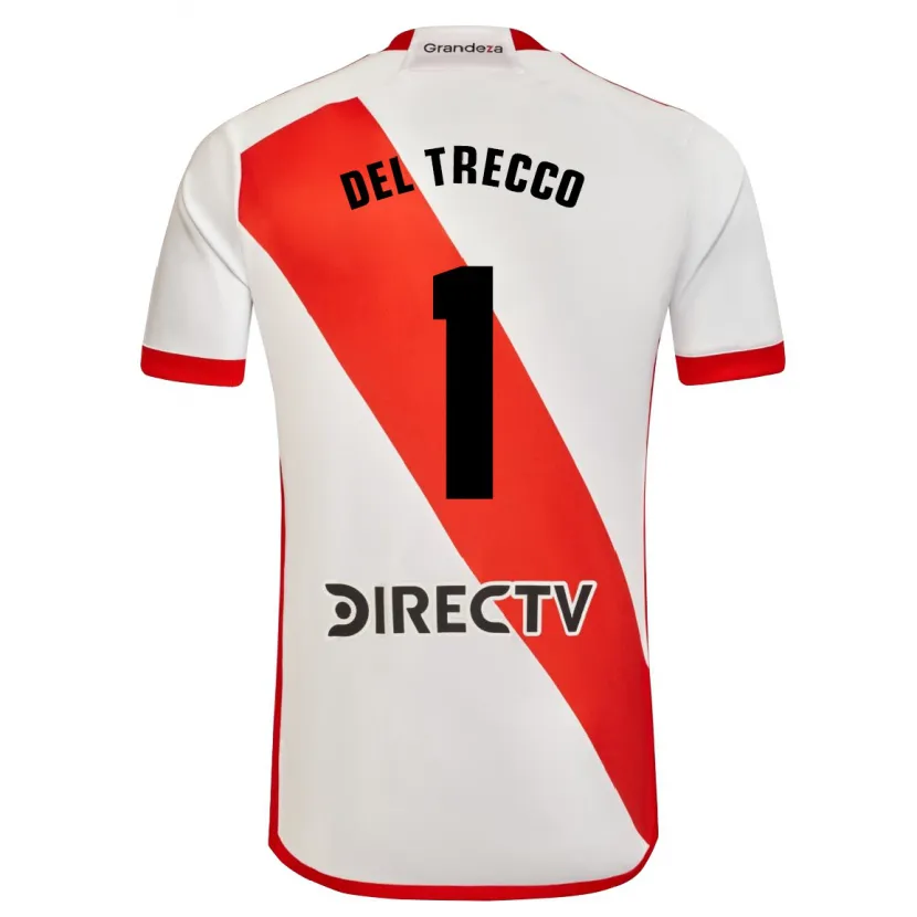 Danxen Kid Martina Del Trecco #1 White Red Home Jersey 2024/25 T-Shirt