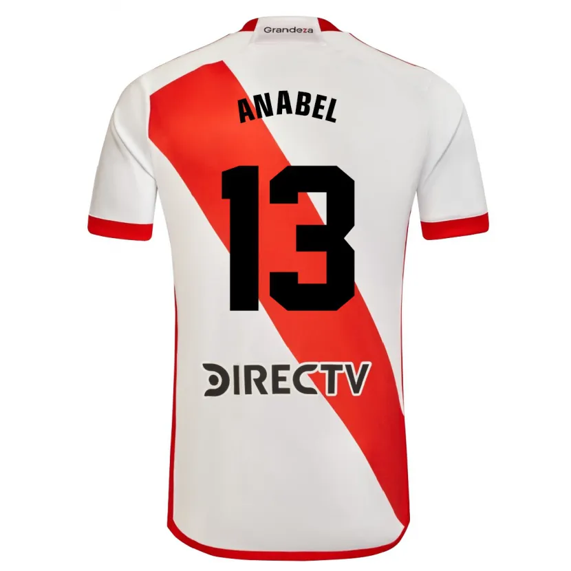 Danxen Kid Giuliana Anabel González Ranzuglia #13 White Red Home Jersey 2024/25 T-Shirt